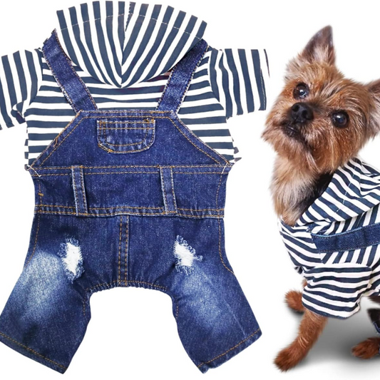 Pet Denim Jumpsuit