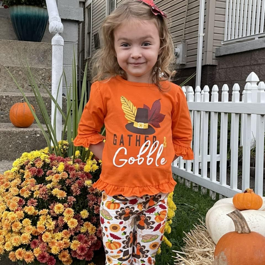 Graphic Shirt & Leggings Set – Girls