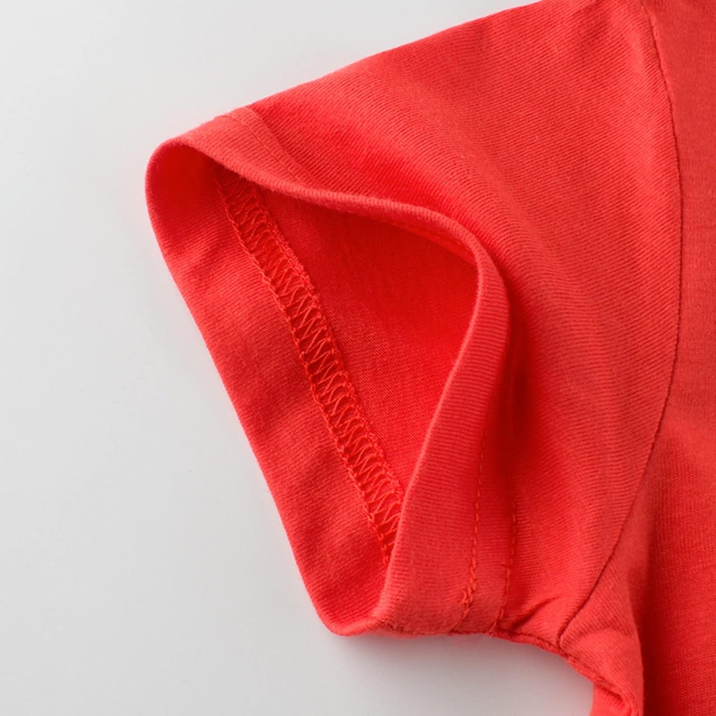 Toddler Kids Girls Boys Short Sleeve Basic T Shirt Casual Summer Tees Shirt Tops Solid Color Boy Clothes (Red, 3 Years)