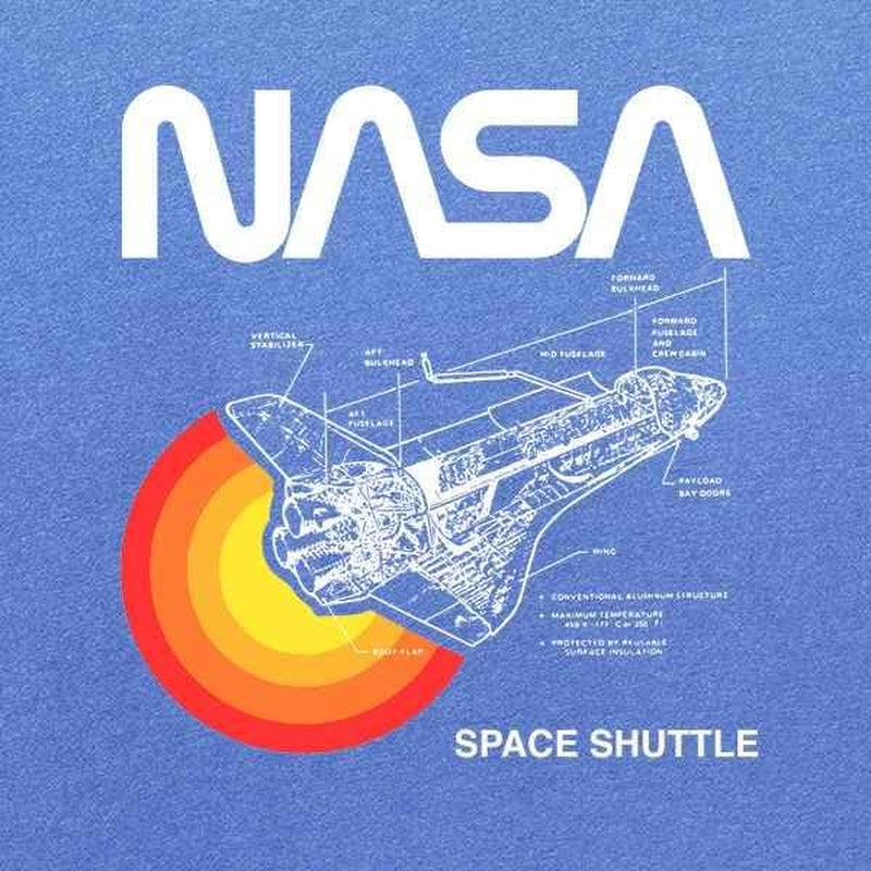 Space Shuttle Diagram NASA Approved Youth Kids Girl Boy T-Shirt