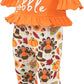Girls Toddlers Kids Clothes 2Pc Long Sleeve Graphic Shirt with Leggings Set