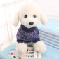 Pet Dog Classic Knitwear Sweater Fleece Coat Thickening Warm Pup Dogs Shirt Winter Pet Dog Clothes Puppy Customes Clothing for Small Medium Dogs (XXS, Navy)