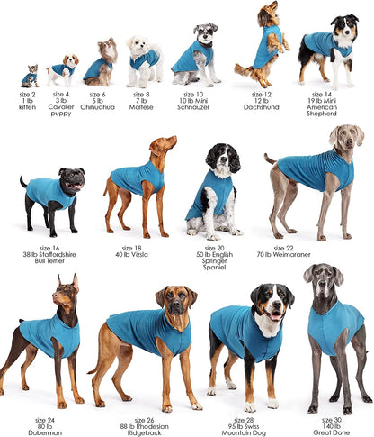 Duluth Double Fleece Dog Coat Pullover – Soft, Warm Dog Clothes, 4-Way Stretch Pet Sweater – Machine Washable, All-Season, Mulberry/Fuchsia, Size 6