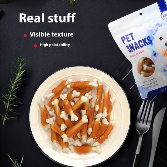 Chicken Wrapped Milk Bones 400g