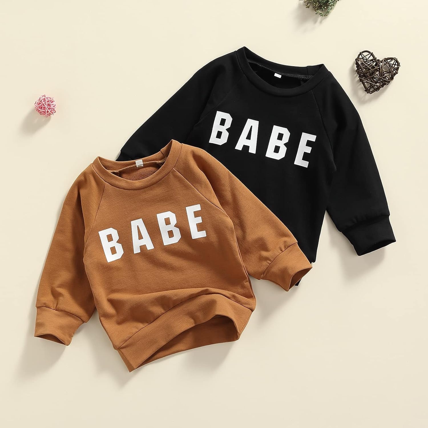 Infant Toddler Baby Girls Boys Mamas Girl Pullover Sweatshirt Top Long Sleeve Casual Sweater Blouse Fall Clothes Outfits