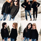 Girls Crop Tops Kids Long Sleeve Pullover Sweatshirts for 5-12 Years