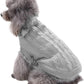 Small Dog Sweaters Knitted Pet Cat Warm Dog Sweatshirt Winter Clothes Kitten Puppy Sweater (Medium, Grey)