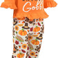 Girls Toddlers Kids Clothes 2Pc Long Sleeve Graphic Shirt with Leggings Set