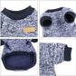 Pet Dog Classic Knitwear Sweater Fleece Coat Thickening Warm Pup Dogs Shirt Winter Pet Dog Clothes Puppy Customes Clothing for Small Medium Dogs (XXS, Navy)