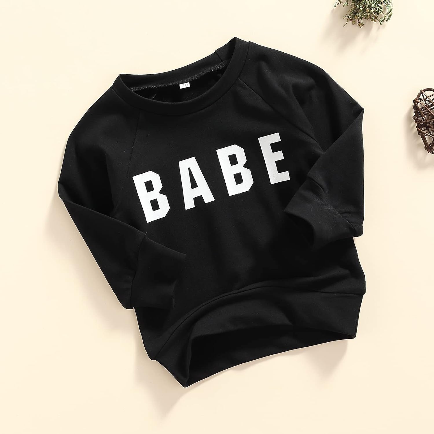 Infant Toddler Baby Girls Boys Mamas Girl Pullover Sweatshirt Top Long Sleeve Casual Sweater Blouse Fall Clothes Outfits
