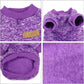 Pet Dog Classic Knitwear Sweater,Soft Fleece Coat for Small,Medium,Large Dog,Warm Pet Dog Cat Clothes,Soft Puppy Customes 2 Color (M, Purple)